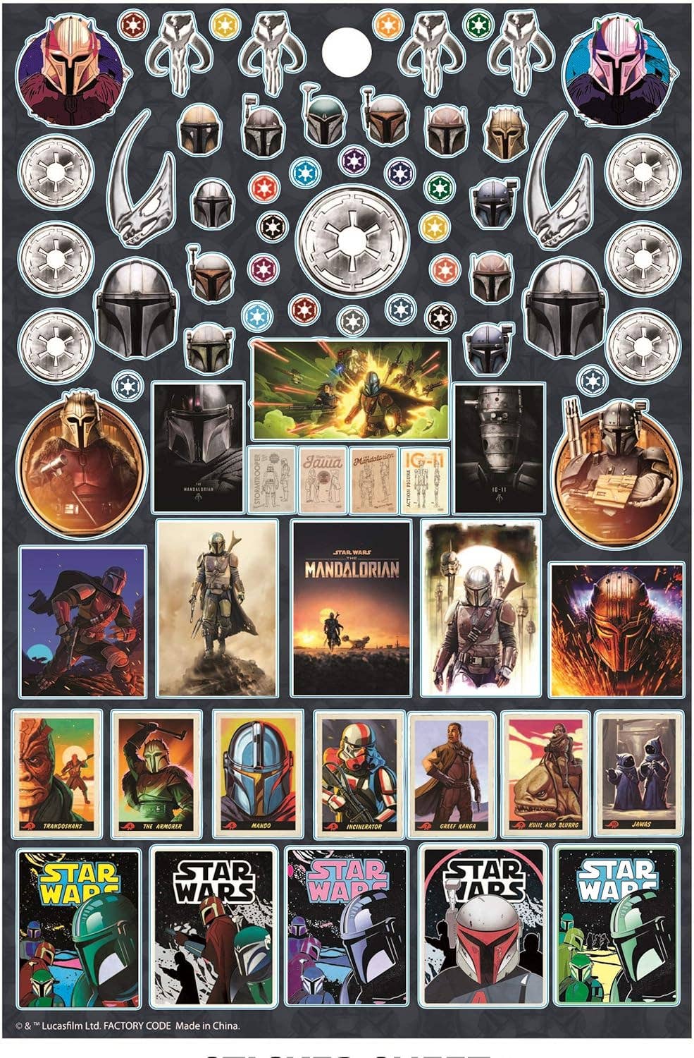 Star Wars The Mandalorian Sticker Book - Over 300 Stickers