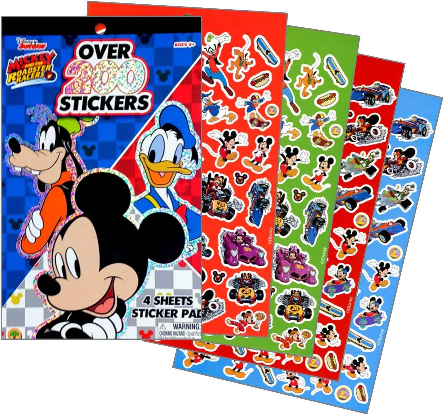 Disney Mickey Mouse Sticker Pad - Over 200 Stickers