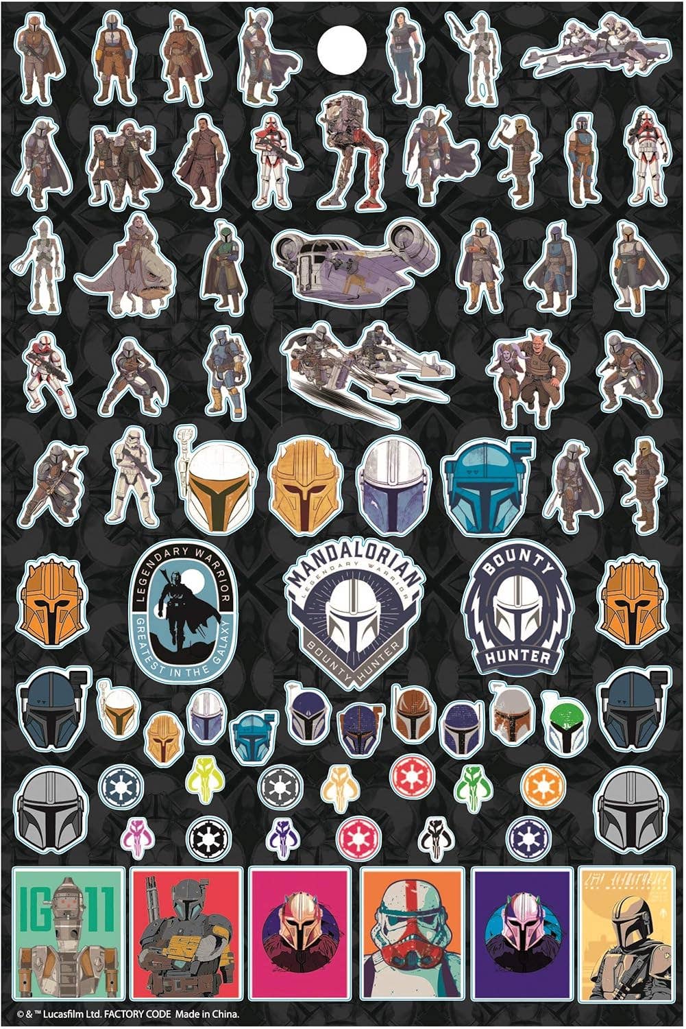 Star Wars The Mandalorian Sticker Book - Over 300 Stickers