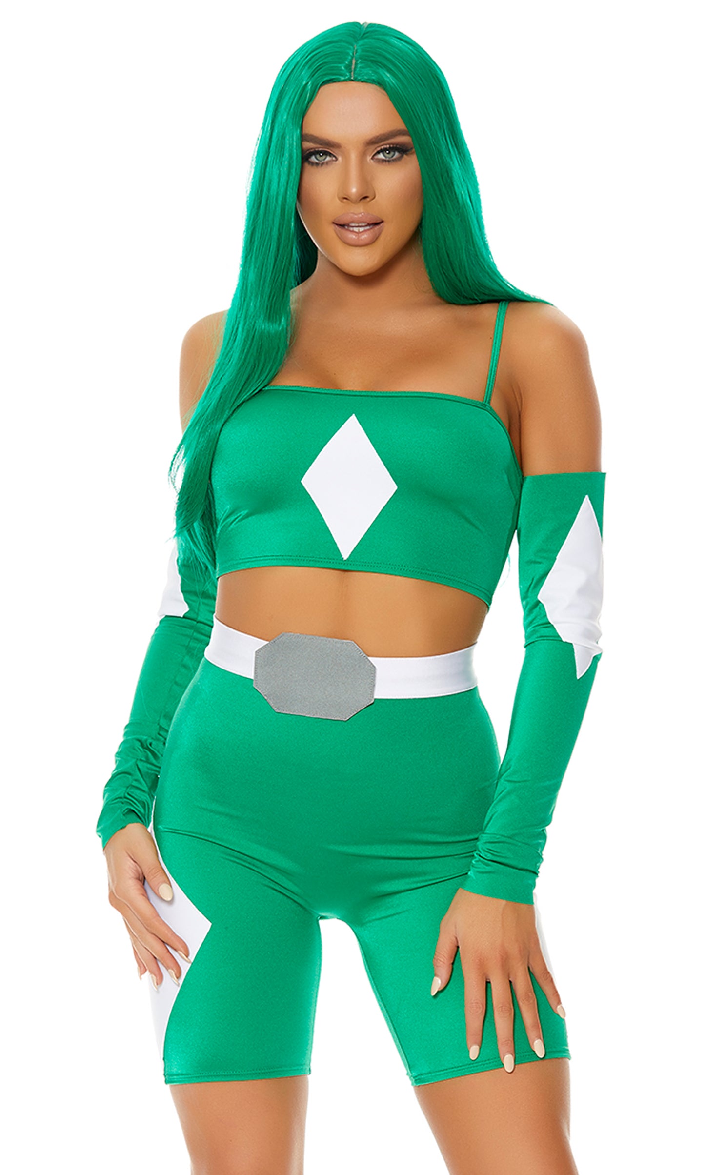 Take the Green Power Women Costume by Forplay Costumes only at TeeJayTraders.com - Image 3