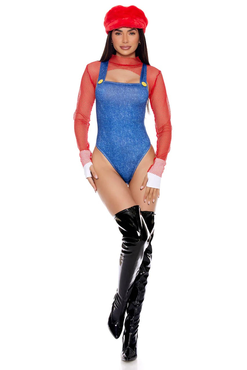 Its Me Red And Blue Video Game Women Costume by Forplay Costumes only at TeeJayTraders.com