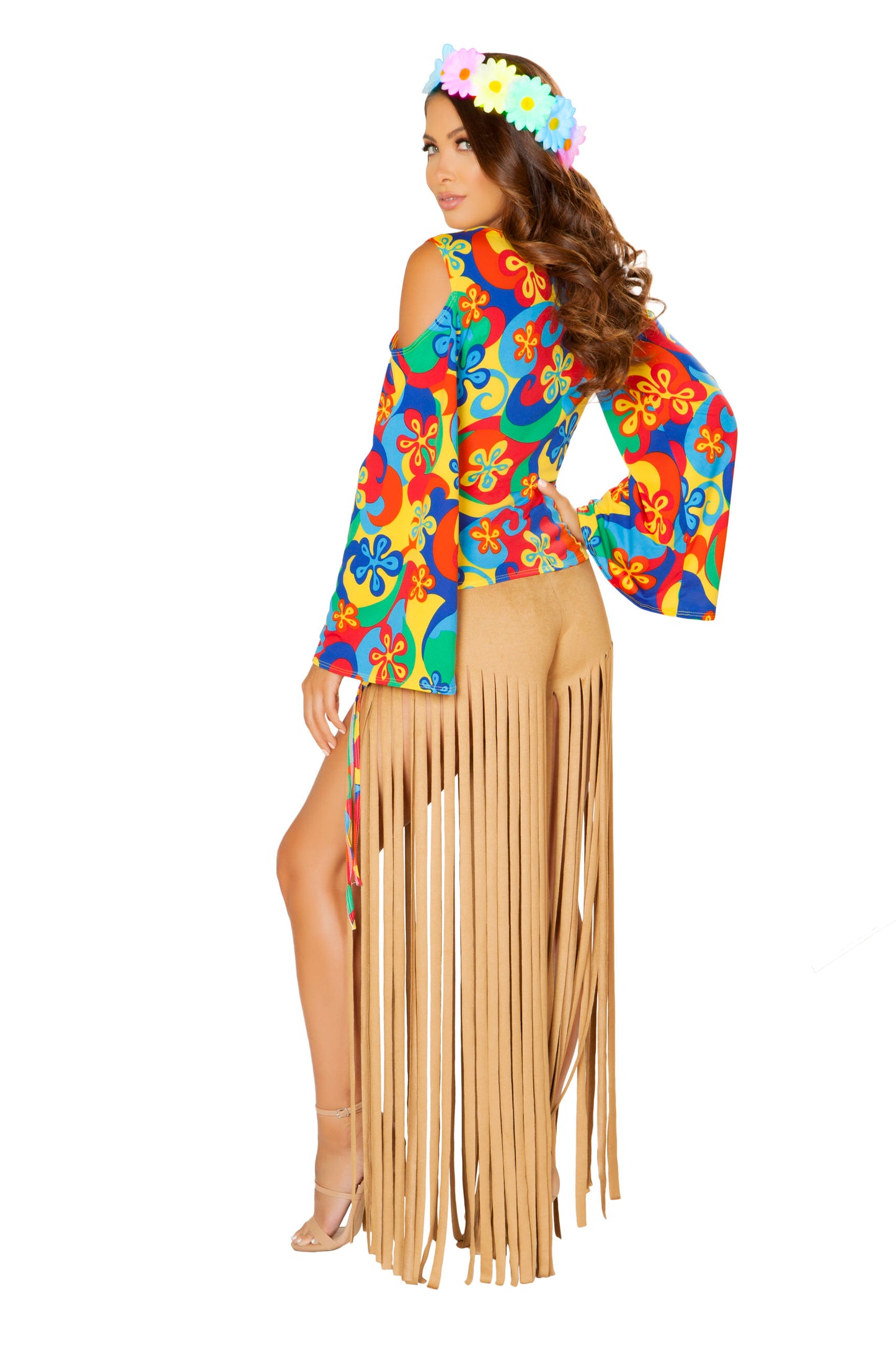 Hippie Princess Women Costume by Roma Costumes only at TeeJayTraders.com - Image 2