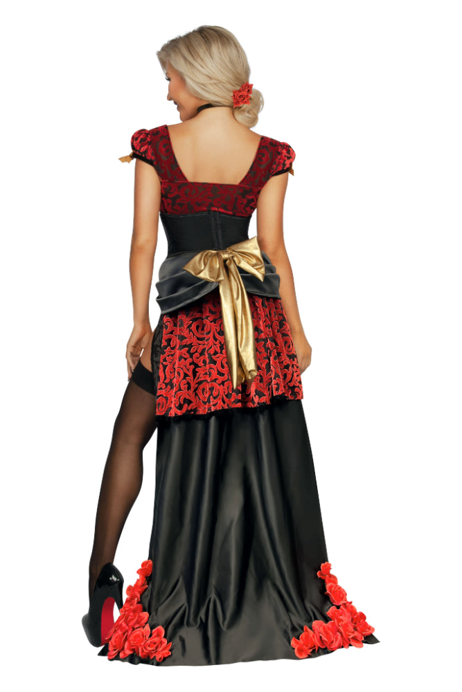 Saloon Girl Women Deluxe Costume by Star Line Costumes only at TeeJayTraders.com - Image 2