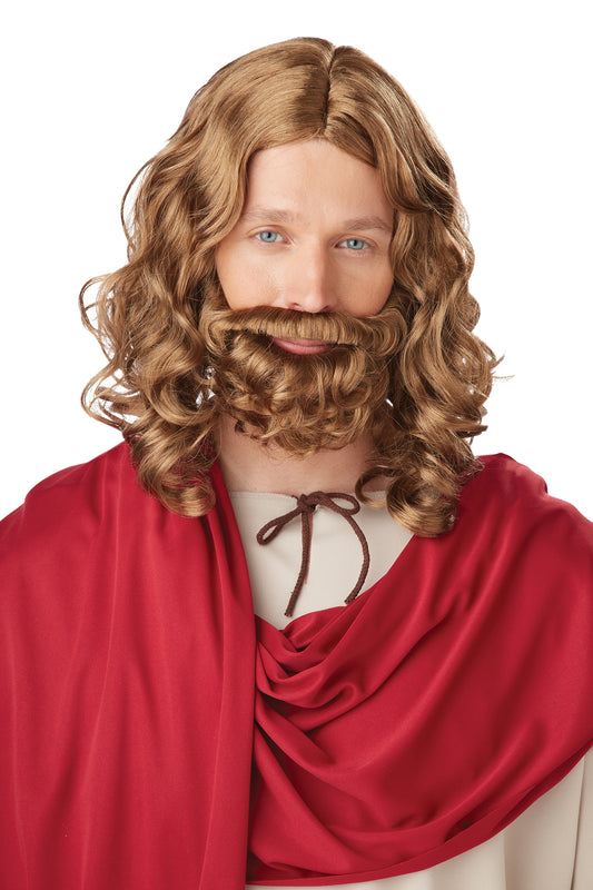 Jesus Men Beard And Wig