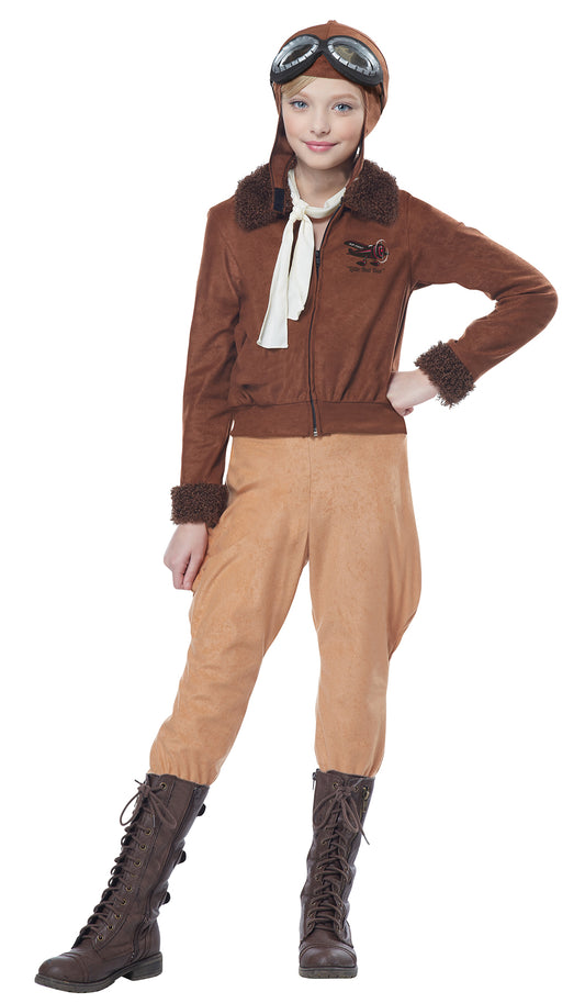 Amelia Earhart Girls Costume by California Costumes only at  TeeJayTraders.com