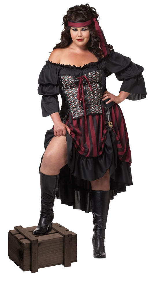 Plus Pirate Wench Women Costume by California Costumes only at  TeeJayTraders.com