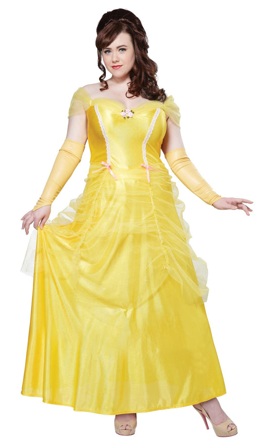 Princess Beauty Women Belle Plus Costume by California Costumes only at  TeeJayTraders.com