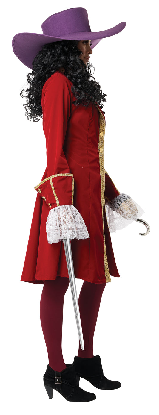Captain Hook Women Costume by California Costumes only at  TeeJayTraders.com - Image 2