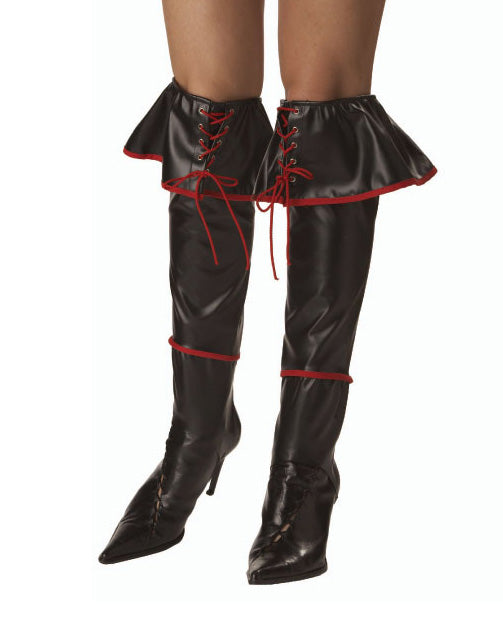 Pirate Boot Covers Deluxe by California Costume only at  TeeJayTraders.com