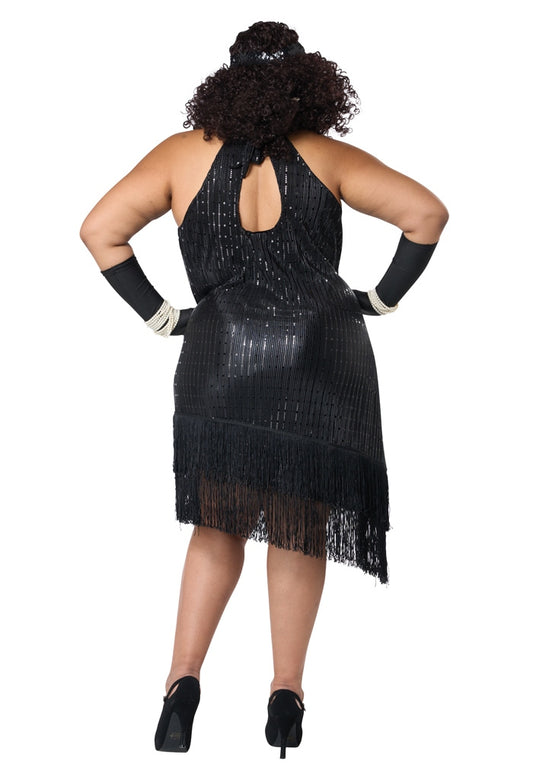 Fabulous Flapper Women Plus Costume by California Costumes only at  TeeJayTraders.com - Image 2