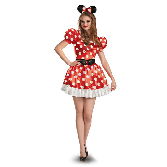 Disney Red Minnie Mouse Woman Costume by Disguise only at  TeeJayTraders.com