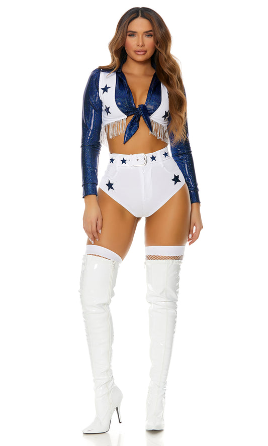Seeing Stars Cheerleader Woman Costume by Forplay Costumes only at  TeeJayTraders.com