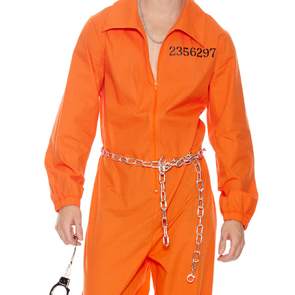 Lock it Down Inmate Men Costume by Forplay Costumes only at  TeeJayTraders.com - Image 3