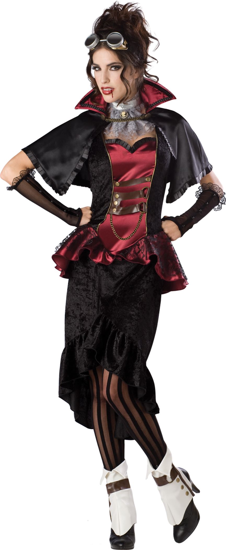 Steampunk Vampiress Women Costume by In Character Costumes only at TeeJayTraders.com