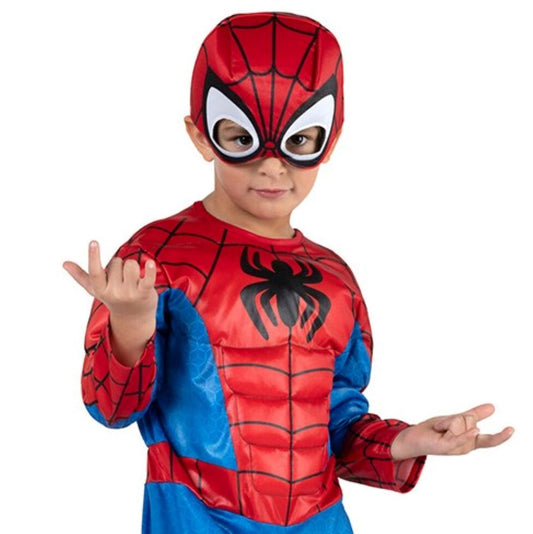 Spidey Red And Blue Toddler Spider Man Costume by Jazzware Costumes only at  TeeJayTraders.com - Image 2