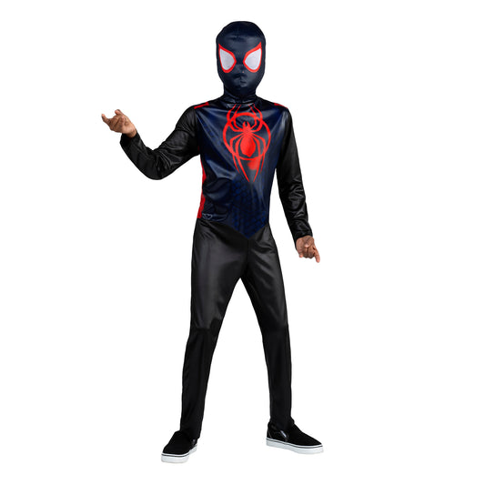 Miles Morales Red Web Spider Print Boys Costume by Jazzware Costumes only at  TeeJayTraders.com