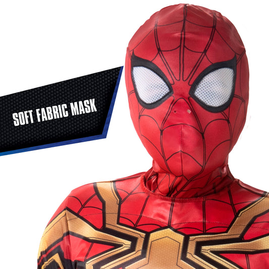Spider Man Boys Integrated Qualux Costume by Jazware Costumes only at  TeeJayTraders.com - Image 2