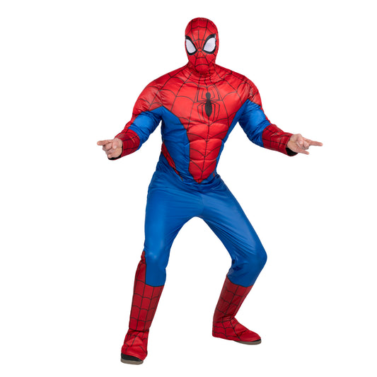 Marvel Spiderman Qualux Men Costume by Jazware Costumes only at  TeeJayTraders.com