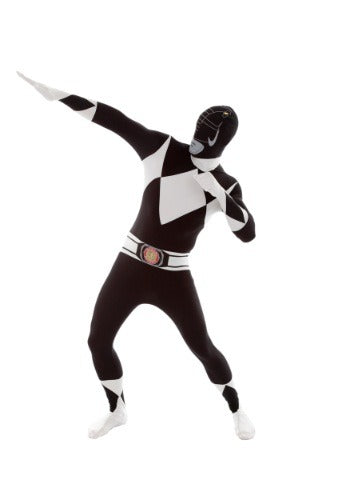 Black Power Ranger Morphsuit Men Costume by Loftus Costumes only at TeeJayTraders.com - Image 3