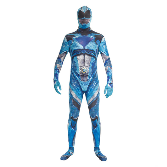 Movie Blue Power Ranger Morphsuit Men Costume by Loftus Costumes only at  TeeJayTraders.com