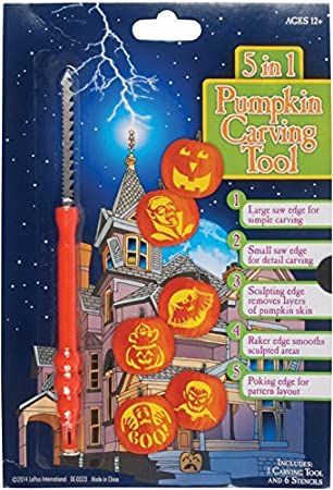 Multi Purpose Pumpkin Carving Tool Set by Loftus Costumes only at  TeeJayTraders.com