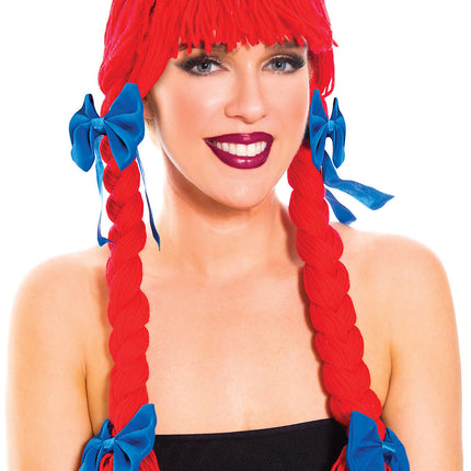 Red Yarn Doll Woman Wig by Music Legs only at  TeeJayTraders.com