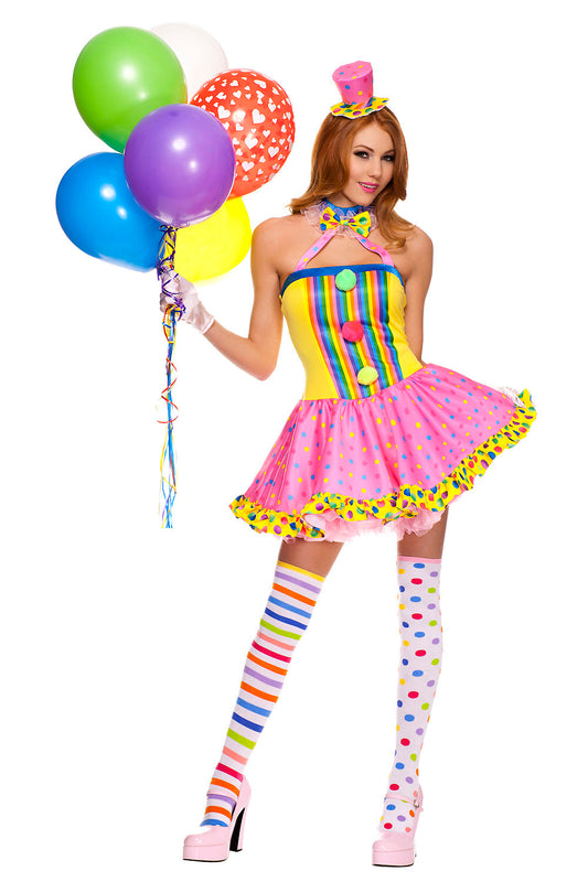 Circus Cutie Clown Plus SIze Women Costume by Music Legs only at  TeeJayTraders.com - Image 2