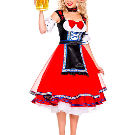 Oktoberfest beer Woman Costume Red by Music Legs only at  TeeJayTraders.com