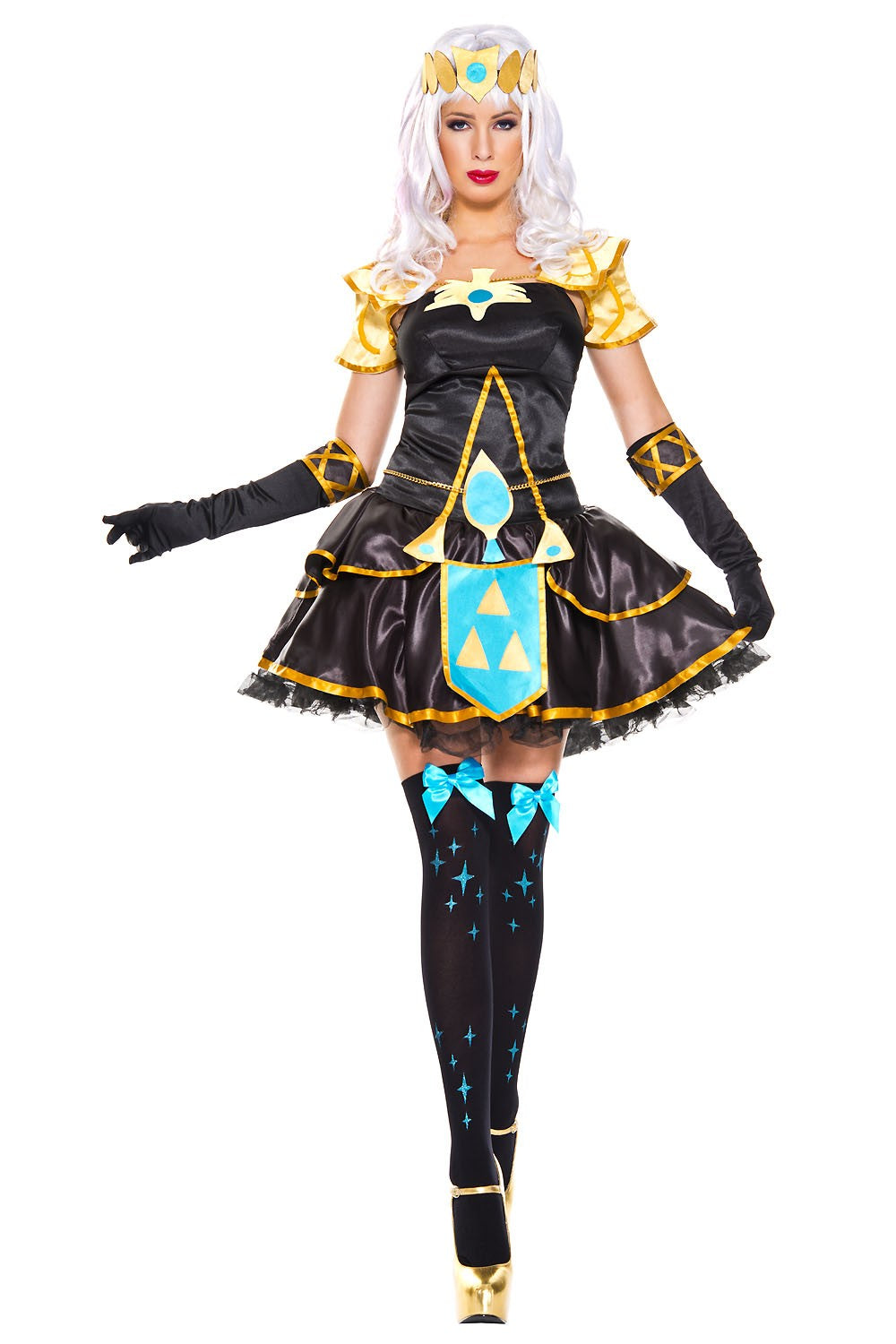 Elf Princess Woman Costume Black by Music Legs only at TeeJayTraders.com