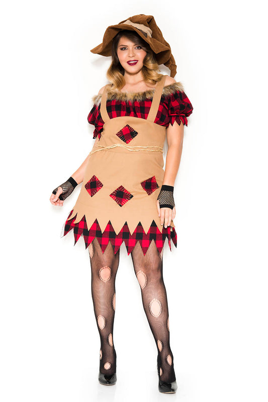 Plus Size Living Scarecrow Woman Costume by Music Legs only at  TeeJayTraders.com