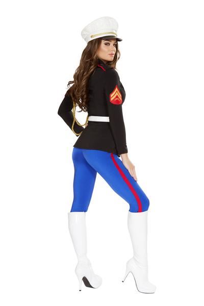 Marine Corporal Woman Costume by Roma Costumes only at TeeJayTraders.com - Image 2