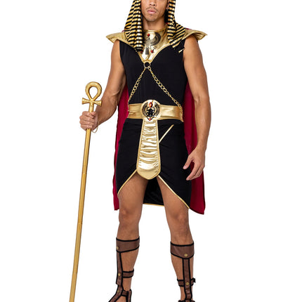Mighty Pharaoh Egyptian King Men Costume by Roma Costumes only at  TeeJayTraders.com