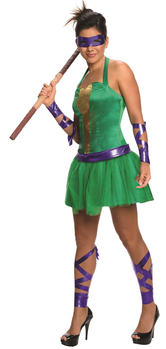 Donatello Ninja Turtle Woman Costume by Rubies only at  TeeJayTraders.com