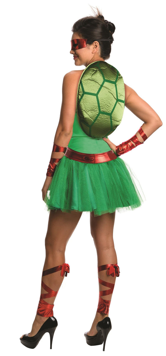 Raphael Ninja Turtle Women Costume by Rubies only at  TeeJayTraders.com - Image 2