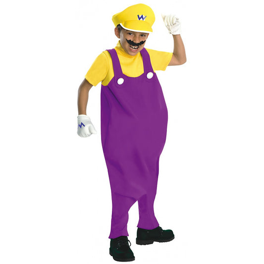 Super Mario Wario Boys Costume by Rubies Costumes only at  TeeJayTraders.com