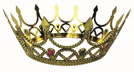 Royal Queen Crown Gold by Rubies Costumes only at  TeeJayTraders.com