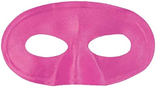 Pink Fabric Eye Mask by Amscan only at TeeJayTraders.com