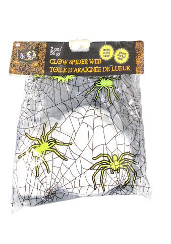 Glow Spider Web by Amscan only at  TeeJayTraders.com