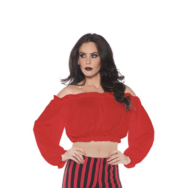 Pirate Crop Women Top by Underwraps Costumes only at TeeJayTraders.com