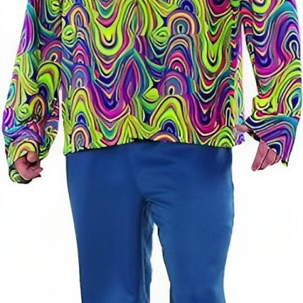 Psychedelic Plus Size Men Costume by Underwraps Costumes only at  TeeJayTraders.com