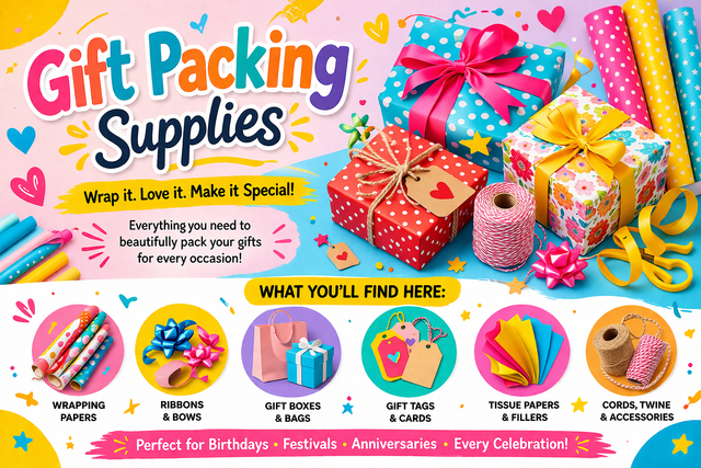 Gift Packing Supplies