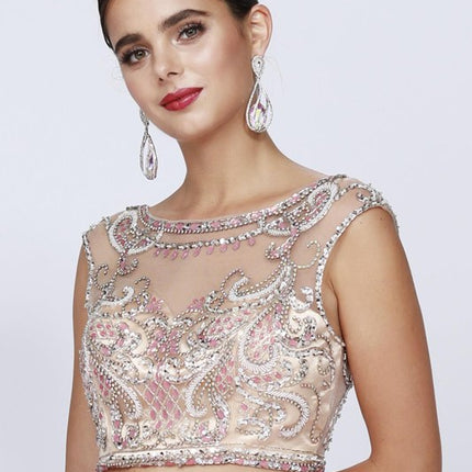 Juliet 338 Quinceanera Dress 2-Piece Bateau Neckline Cap Sleeve
