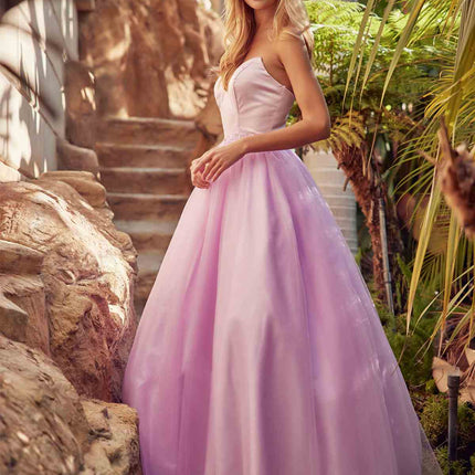 Juliet 265 Strapless A-Line Ball Gown Beaded Belt