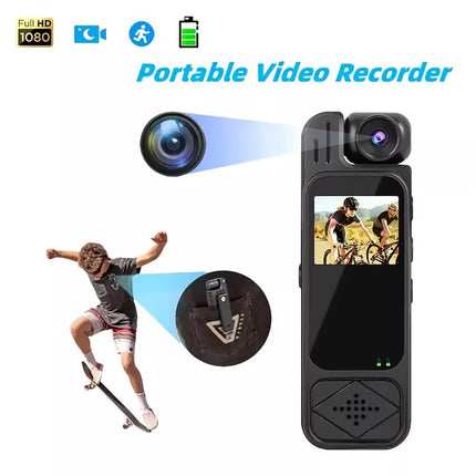 Premium Portable Body Camera Recorder – HD, SD Card Compatible