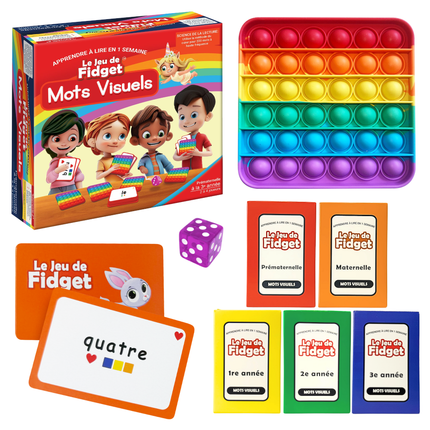 The Fidget Game French: Le Jeu de Fidget Mots Visuels
