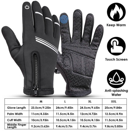 1-Pair: Winter Touchscreen Thermal Gloves