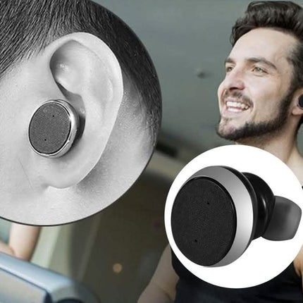 1-Unit: Mini Invisible Wireless Bluetooth 10.0 Stereo In-Ear Headset Earphone