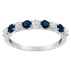7 / White.Gold / Blue Sapphire