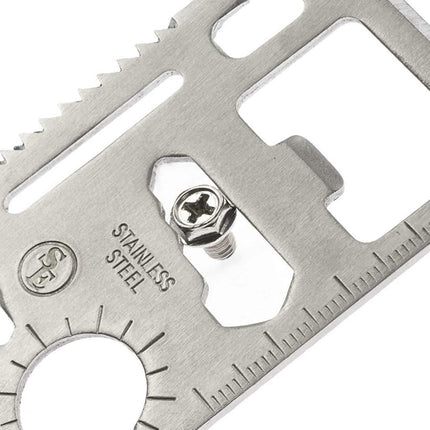 10-Pack: 11-in-1 Stainless Steel Survival Pocket Tool