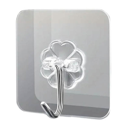 10-Pack: Self-Adhesive Wall Hooks